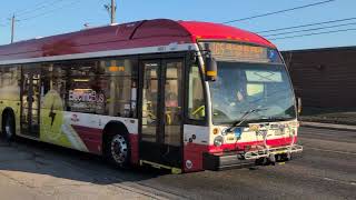 TTC 6601 Novabus LFSE+ in service on Saturday morning