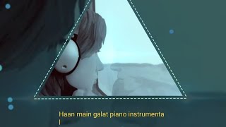Haan Main Galat Piano Instrumental | Karaoke| Love Aaj Kal | Hindi Song Keyboard