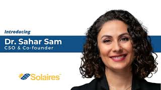 Meet our CSO \u0026 Co-Founder: Dr. Sahar Sam