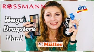 #drugstore #makeup #haul Huge Drugstore Makeup Haul | Rossmann , DM & Muller