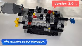 The illegal LEGO Gearbox Transmission Version 2.0 in Action