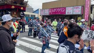 佐原の大祭　秋祭り　下宿区、上新町区　2022.10.8  ニ町内で踊り