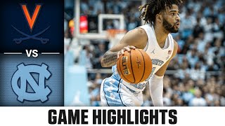 Virginia vs. North Carolina Men's Basketball Highlights (2022-23)