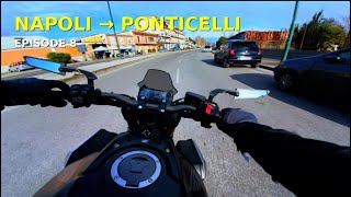 PURE ENGINE SOUND | NO VOICE | POV 4K | CB650R | NAPOLI TO PONTICELLI | DAY RIDE