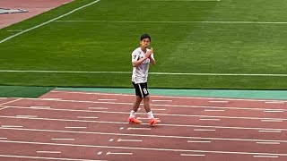 【新潟×FC東京】高宇洋・小泉慶凱旋挨拶（2024年J1第10節 アルビレックス新潟×FC東京）