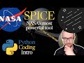 NASA's SPICE toolkit - An extensive Python coding session