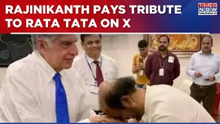 Rajinikanth Pays Heartfelt Tribute To Ratan Tata On X, Says 'The Man Who Inspired Thousands...'