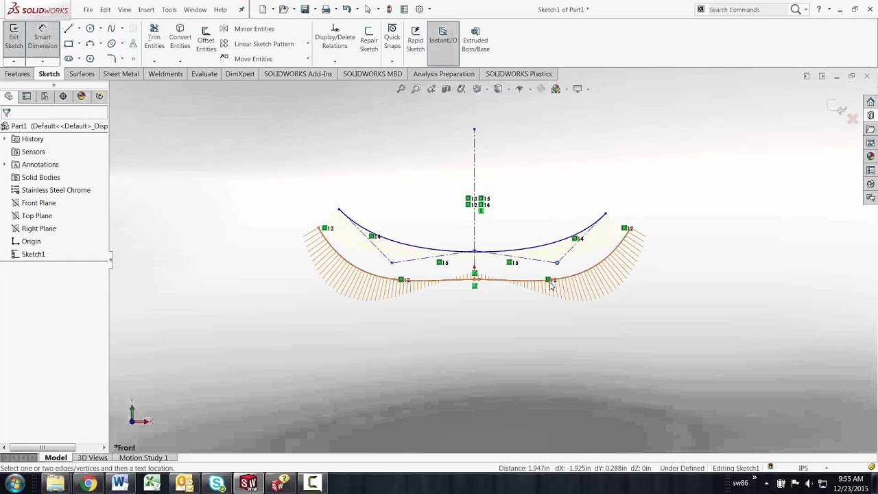 SOLIDWORKS Quick Tip - Edit, Create, And Convert Style Splines - YouTube