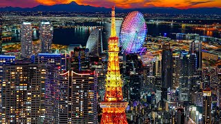 [Superb night view] Tokyo/Yokohama skyscraper night view world