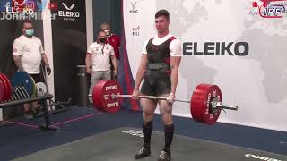 Aron Hegedus - 5th Place 810kg Total - 105kg Class 2021 IPF World Open Classic