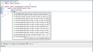 Learn Java in Hindi 52 Applets
