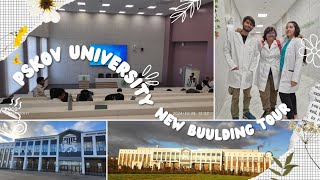 Explore the state-of-the-art facilities of pskov state university's new building.