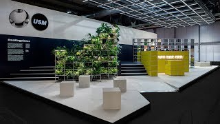 USM and UNStudio Milan design week booth | Dezeen