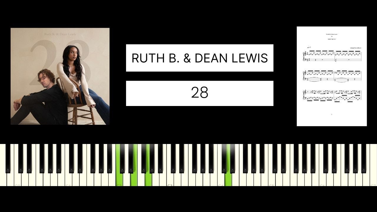 Ruth B. & Dean Lewis - 28 (BEST PIANO TUTORIAL & COVER) - YouTube