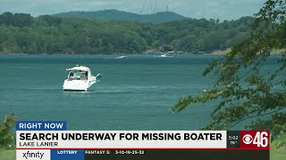 Officials searching for missing boater