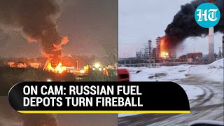 Ukraine Invites Putin's Wrath; Drone Blitz Sets Two Fuel Depots Ablaze, 25 UAVs Shot Down | Watch