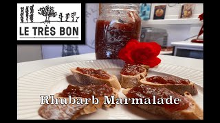 French Cooking Classes with Chef Christophe - RHUBARB MARMALADE