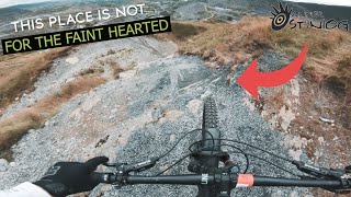 ANTUR STINIOG BIKE PARK - TACKLING THE BLACK TRAILS (4K)