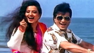 Ankhon Mein Pali (I) HD | Rekha, Jeetendra | Kumar Sanu, Alka Yagnik | Insaaf Ki Devi 1992 Song