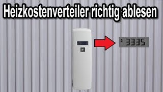 Heizkostenverteiler richtig ablesen \u0026 Bedeutung der Werte und Zahlen - Anleitung