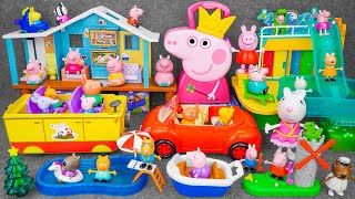 99 Minutes Satisfying with Unboxing Peppa Pig Giant Swimming Pool Toys Collection ASMR | Review Toys