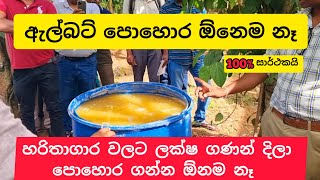 හරිතාගාර කරන අලුත්ම විදිය | Greenhouse fertilizer #greenhouse #fertilizer #polytunnel #srilanka