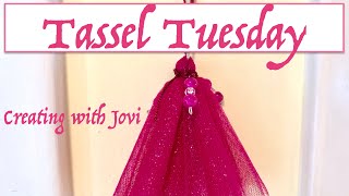 Tassel Tuesday 28 #tasseltuesday Pink Tulle Tassel Tutorial