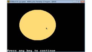 QBasic Tutorial 28 - Drawing Part 1 - QB64 - Line - Box - Box Fill - Paint - Circle