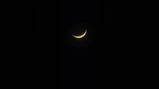 Glowing Crescent Moon