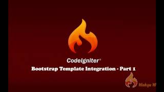 CodeIgniter Tutorial : Bootstrap Template Integration - Part 1