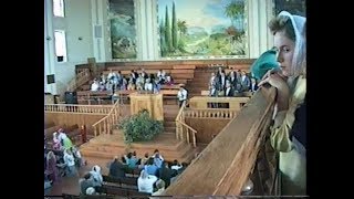 Собрание ХВЕ в г. Луцк Ukraine - Lutsk Church Services  August 1993