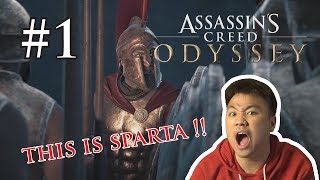 THIS IS SPARTA !! - Assassin's Creed Odyssey [Indonesia] PS4 #1