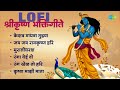 श्रीकृष्ण भक्तिगीते | Keshava Madhava | Rang Khel To Hari | Lata Mangeshkar | Marathi Bhakti Geet