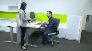 Ology Height-Adjustable Desk: User Adjustment Video