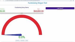 Free Charity Fundraising Tracker - Live Donation Chart & Thermometer
