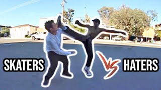 NEW - SKATERS vs HATERS | Angry People vs. Skaters Compilation.