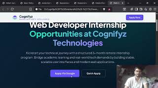 Demo Video of All Tasks for Coginifyz IT Solutions Internship