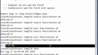 LCBT BASH 015 Functions Usage