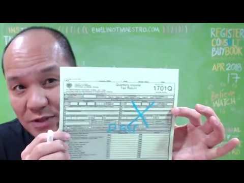 BIR Form 1701Q for 8% Gross Income Taxation (Filling Up Correctly) BIR Form 1701Q for 8% Gross Income Taxation (Filling Up Correctly)