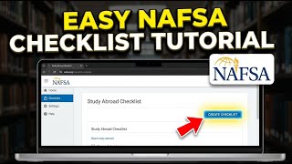 How to create a study abroad checklist with NAFSA - Easy Tutorial