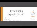 Java #2 - synchronized keyword