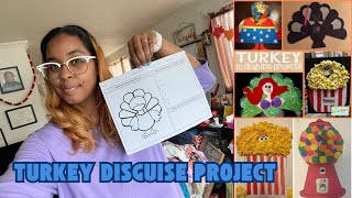 DISGUISE A TURKEY CRAFT IDEA