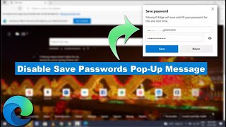 How to Stop Microsoft Edge Chromium from Asking to Save Passwords on Windows