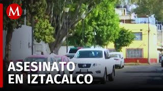 Asesinan a balazos a un hombre en calles de Iztacalco, en CdMx