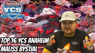 Top 16 YCS Anaheim MALISS BYSTIAL Deck Profile! ft. Ulises Aispuro