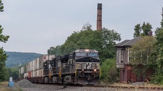 HD: Fast Freight on the NS Pittsburgh Line - 09-18-16