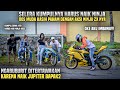 BOS MUDA DITERTAWAKAN KUMPULAN MOTOR NINJA KARENA SAAT NGABUBURIT KETEMU NAIK JUPITER!! Wow tapi..