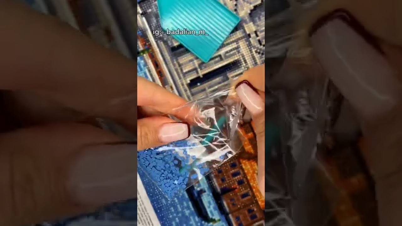 Diamond painting asmr | Final Result ๐ #shorts #badalianmery #asmr