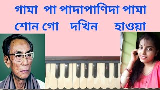 Sono Go Dokhino Hawa (Sachin Dev Burman) Harmonium Tutorial  by Trisha