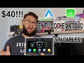 Pantalla Android Auto y Apple Carplay inalámbrico de 7